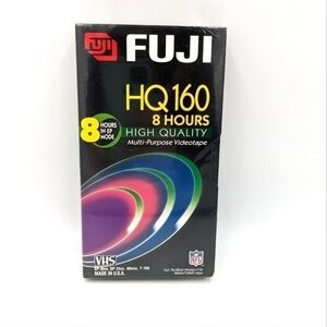 NWT Sealed Fuji HQ160 8 Hour VHS Tape